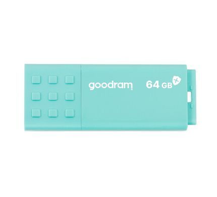 Флеш-накопичувач USB3.2 64GB Goodram UME3 Care Green (UME3-0640CRR11) [607256]