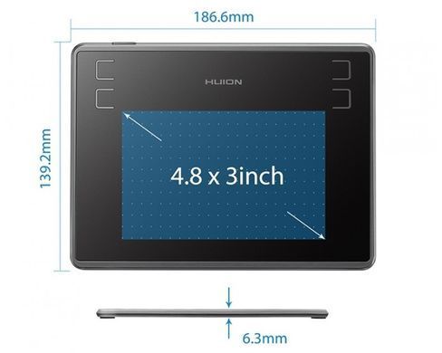 Планшет Huion Inspiroy (H430P) [614637]