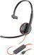 Гарнітура комп'ютерна моно On-ear Poly Blackwire 3210, USB-A, USB-C, всеспрямований, чорний (8X214AA) [107395], фото 3