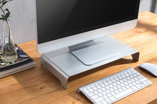 Підставка для монітора DIGITUS Aluminium Monitor Riser, до 10кг, чорна (DA-90369) [112588]