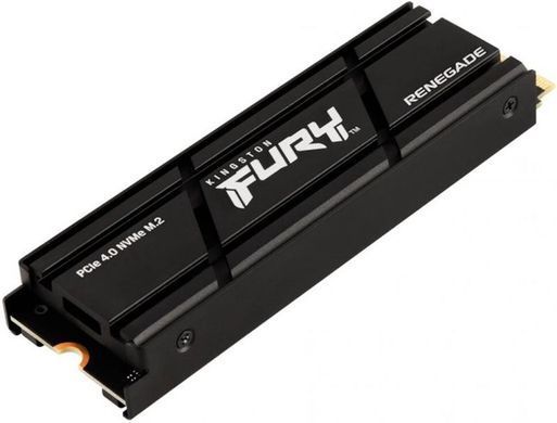Накопичувач SSD 2TB Kingston Fury Renegade with Heatsink M.2 2280 PCIe 4.0 x4 NVMe 3D TLC (SFYRDK/2000G) [607905]