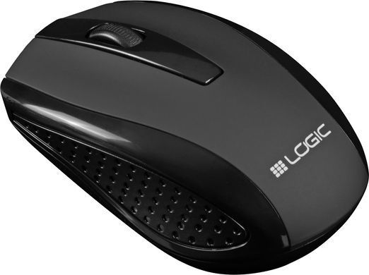 Мишка LogicConcept LM-31, бездротова, 1200dpi, 3кн., USB, чорна (M-LC-LM31W-BK) [401199]