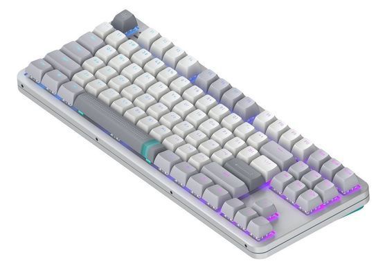Клавіатура Dark Project ALU87 Daylight White/Grey (DPKB_DAYLIGHT_87_ANSI_UA) [616558]