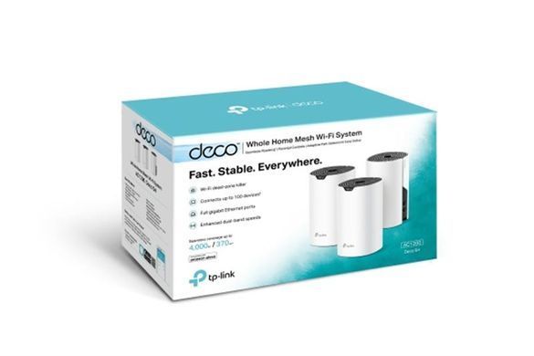 Комплект з трьох Mesh Wi-Fi маршрутизаторів TP-Link (Deco S4(3-pack)) [609481]