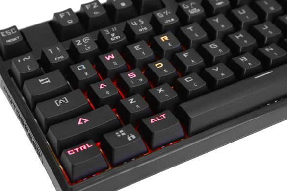 Клавіатура Motospeed CK107 Outemu Blue RGB Ukr Black (mtk96mb) [605891]