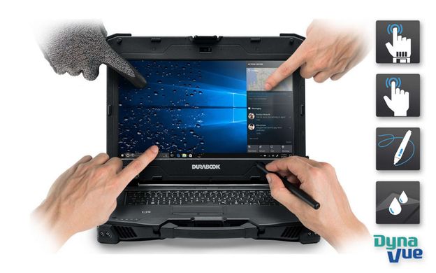 Durabook Ноутбук Z14I 14FHD AG Touch/Intel i7-1165G7/32/512F/int/GPS/LTE/IP65/W10P