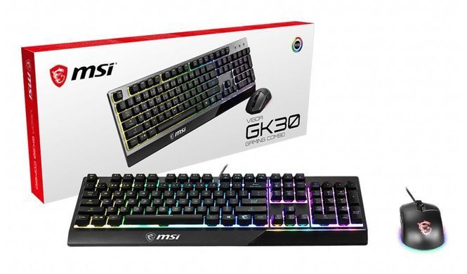 Клавіатура + миша MSI (VIGOR GK30 COMBO UA) [500063]
