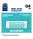 Флеш-накопичувач USB3.2 64GB Goodram UME3 Care Green (UME3-0640CRR11) [607256], фото 6