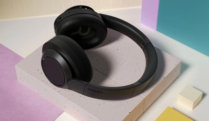 Навушники Over-ear Philips TAH6509 BT 5.3, ANC, Hi-Res, Wireless, Mic (TAH6509BK/00) [17445]