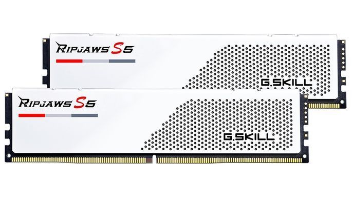 Модуль пам`ятi DDR5 2x16GB/5600 G.Skill Ripjaws S5 White (F5-5600J3036D16GX2-RS5W) [614612]