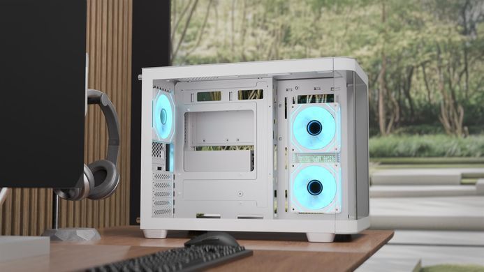 Корпус AeroCool P300C-G-WT-v1 White без БЖ (ACCS-PN02033.21) [608796]