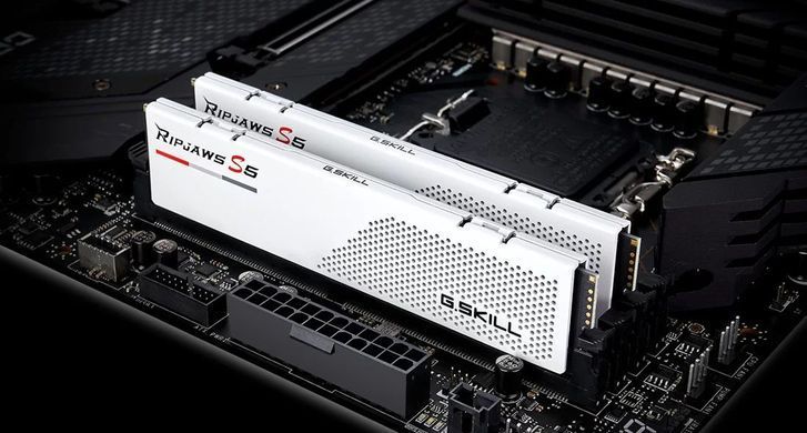 Модуль пам`ятi DDR5 2x16GB/5600 G.Skill Ripjaws S5 White (F5-5600J3036D16GX2-RS5W) [614612]
