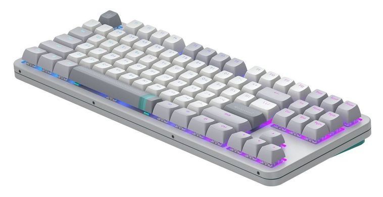 Клавіатура Dark Project ALU87 Daylight White/Grey (DPKB_DAYLIGHT_87_ANSI_UA) [616558]
