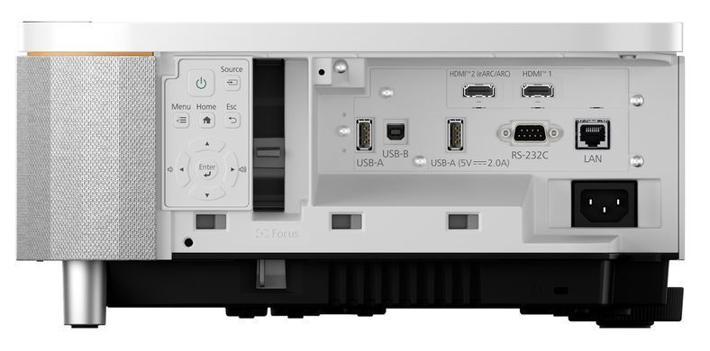 Проєктор домашнього кінотеатру Epson EH-QS100W UHD, 4500 lm, LASER, 0.16, білий (V11HB49040) [15910]