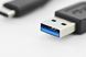 Кабель DIGITUS USB-C > USB-A заряджання/синхронізації, Type-C, 1м, чорний (AK-300136-010-S) [108484], фото 3