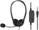 Гарнітура ПК стерео On-ear 2E CH11 mini-jack, omni-mic, 1.2м, чорний (2E-CH11SJ) [114269], фото 1