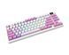 Клавіатура механічна MSI FORGE GK600 TKL W VIOLET UA 83key, mechanical Linear, USB-A, Wireless, Bluetooth, EN/UKR/RU, RGB, фіолетовий (S11-43UAQ01-HH9) [111232], фото 3