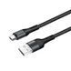 Кабель ColorWay USB - micro USB (M/M), Nylon, 2.4 А, 1 м, Black (CW-CBUM045-BK) [616030], фото 3