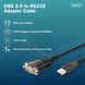 Адаптер DIGITUS USB 2.0 > RS232 (M/M), FT232RNL, 1.8m (DA-70172) [113889], фото 3