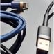 Кабель Baseus Cafule USB - Lightning (M/M), 2.4A, 1 м Black (6953156274976) [604188], фото 2