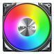 Корпусний вентилятор 120MM METAL PRO 12 ARGB PWM BLACK MONTECH (METAL PRO 12 ARGB PWM BLK) [501655], фото 2