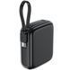 Зовнішній акумулятор ACEFAST M15-10000 PD20W power bank with cable Black (6974316283973) [805560], фото 1