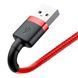Кабель Baseus Cafule Cable USB For Lightning 1.5A 2m Red+Red (CALKLF-C09) [802344], фото 4