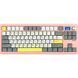 Клавіатура бездротова Epomaker Shadow-S TKL Wisteria Linear Switch Hot-Swap (2.4G/BT/USB) LCD Screen RGB UA Pink (SHS-P-WL) [614137], фото 1
