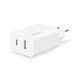 Мережевий зарядний пристрій Ttec SmartCharger Duo USB-C/USB-A 2.4А/12Вт White (2SCS25B) [603106], фото 1