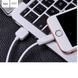 Кабель HOCO X1 USB to iP 2.4A, 1m, PVC, PVC connectors, White (6957531032007) [804374], фото 3
