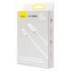 Кабель Baseus Superior Series (SUPERVOOC) Fast Charging Data Cable USB to Type-C 65W 1m White (CAYS000902) [802264], фото 2