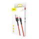 Кабель Baseus Cafule Cable USB For Lightning 1.5A 2m Red+Red (CALKLF-C09) [802344], фото 2