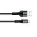 Кабель ColorWay USB - micro USB (M/M), Nylon, 2.4 А, 1 м, Black (CW-CBUM045-BK) [616030], фото 2