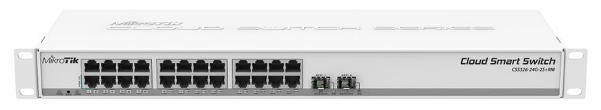 MikroTiK Коммутатор Cloud Smart Switch 326-24G-2S+RM (CSS326-24G-2S+RM)