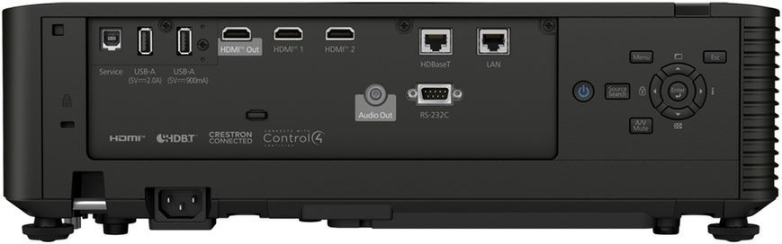 Проєктор Epson EB-L695SE WUXGA, 6000 lm, LASER, 0.5-0.7, WiFi, чорний (V11HB36180) [113080]