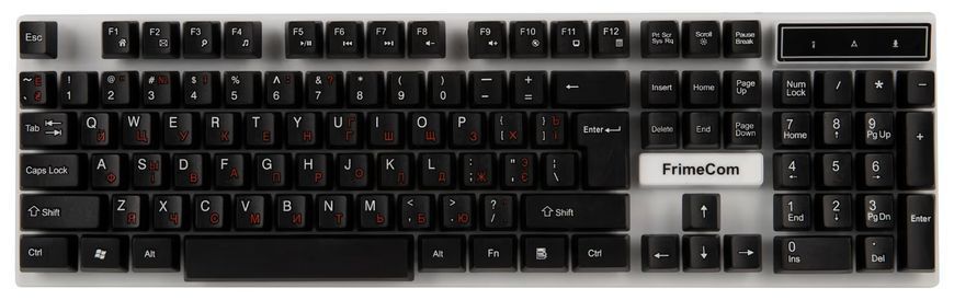 Клавіатура FrimeCom Black (FC-801А-USB) [605952]
