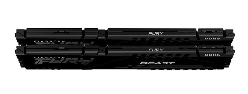 Модуль пам`яті DDR5 2x16GB/5200 Kingston Fury Beast Black (KF552C40BBK2-32) [610279]