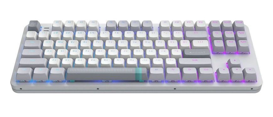 Клавіатура Dark Project ALU87 Daylight White/Grey (DPKB_DAYLIGHT_87_ANSI_UA) [616558]
