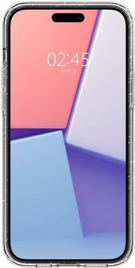 Чохол Spigen для iPhone 15, Liquid Crystal Glitter, Crystal Quartz (ACS06788) [108174]