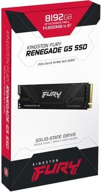 Накопичувач SSD Kingston M.2 8TB PCIe 5.0 FURY Renegade (SFYR2D/8T1) [112415]