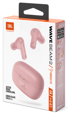 Гарнітура JBL WAVE BEAM 2 Pink (JBLWBEAM2PIK) [201391]