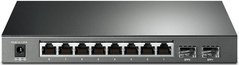 TP-Link Комутатор SG2210P 8xGE (8xPoE), 2xSFP, 61Вт, WebSmart (SG2210P)