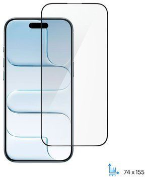 Захисне скло 2E для iPhone Air(6.5), 2.5D FCFG, (1 Pack), чорна рамка (2E-IP-AIR-SMFCFG-BB) [111226]
