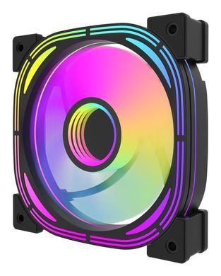Набір із трьох вентиляторів для корпусу DARK FLASH INF24 3IN1(PWM), чорний (INF24 3IN1(PWM) BLACK) [503323]