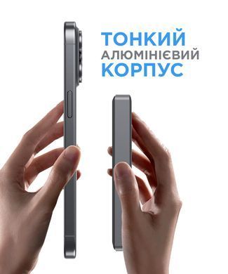 Універсальна мобільна батарея Sigma mobile X-power 10000mAh Grey (SI10A7QL-MAG) [616970]