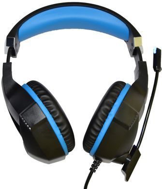 Гарнітура Microlab G7, 3,5мм+USB, Black-Blue (G7_b+b) [401782]