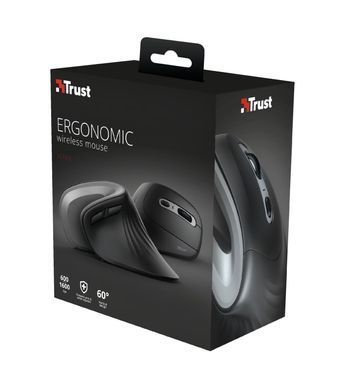 Миша Trust Verro Ergonomic, WL, чорний (23507_TRUST) [103940]