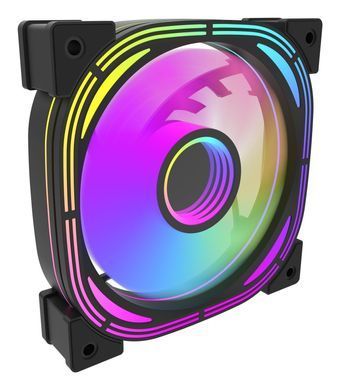 Набір із трьох вентиляторів для корпусу DARK FLASH INF24 3IN1(PWM), чорний (INF24 3IN1(PWM) BLACK) [503323]