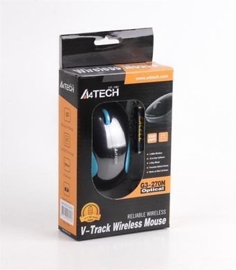 Миша бездротова A4Tech G3-270N Black/Blue V-Track (G3-270N (Black+Blue)) [608417]
