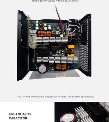 Блок живлення GAMEMAX (GM-600 Modular white) [303206]